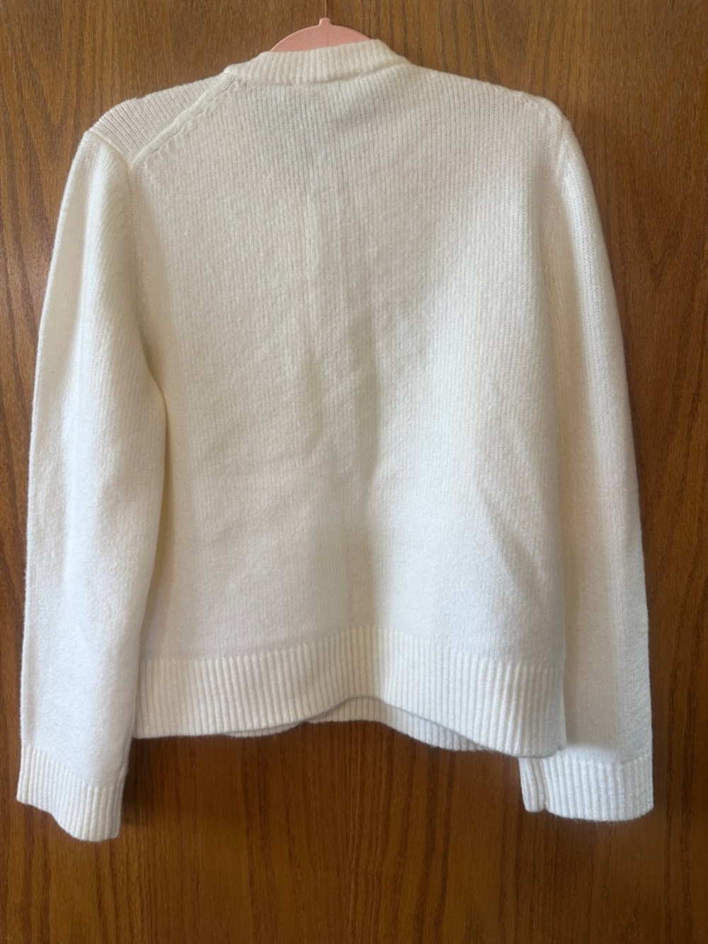 Abercrombie & Fitch Cream Button-Front Women's Cardigan - Picture 4 of 4